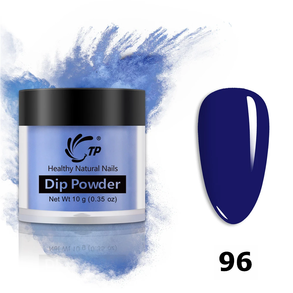 Женская зимняя пудра темно синего и красного цвета для ногтевого дизайна