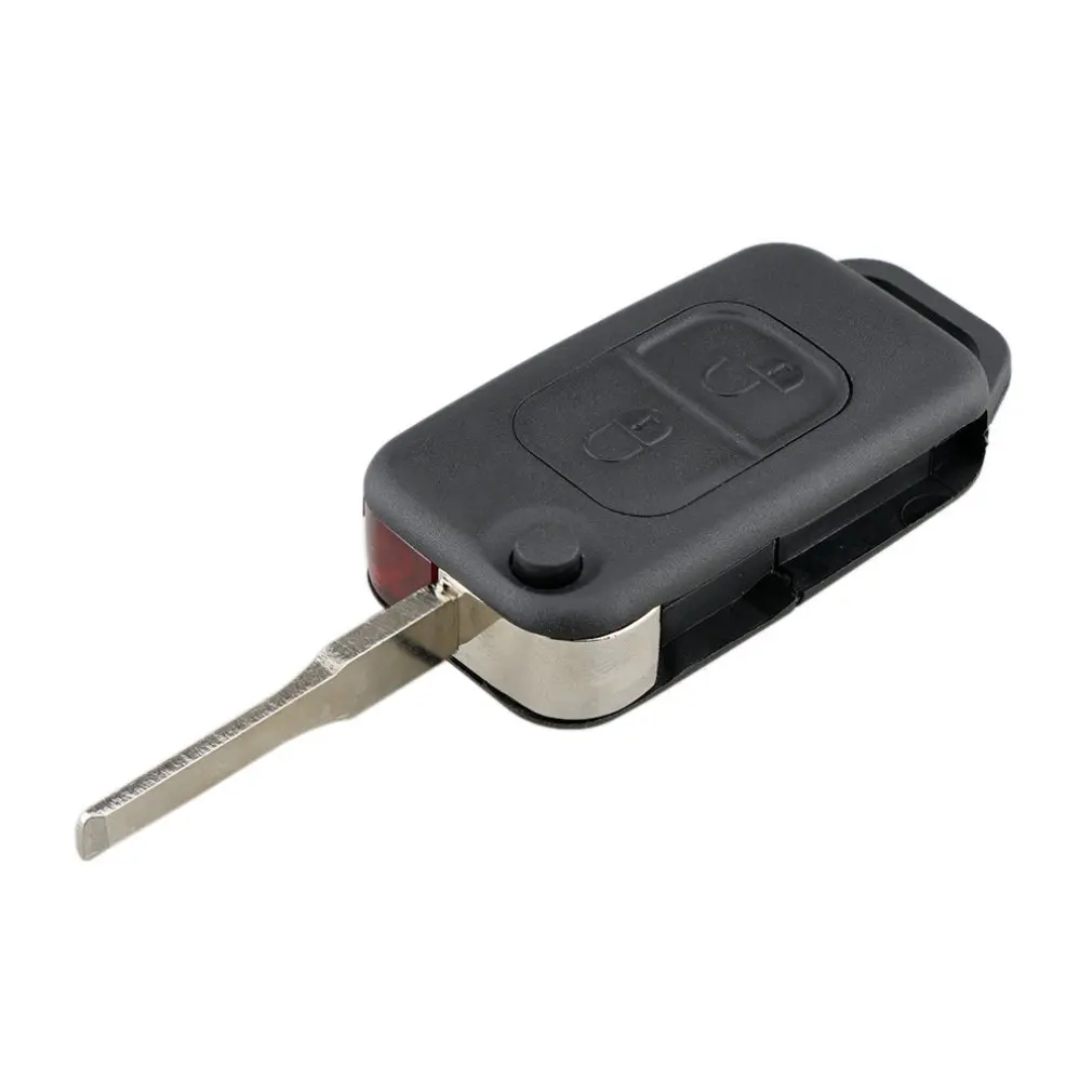 

Flip Folding car Shell Remote Key Fob Case 2 Button For Mercedes For Benz SLK E113 A C E S W168 W202 W203