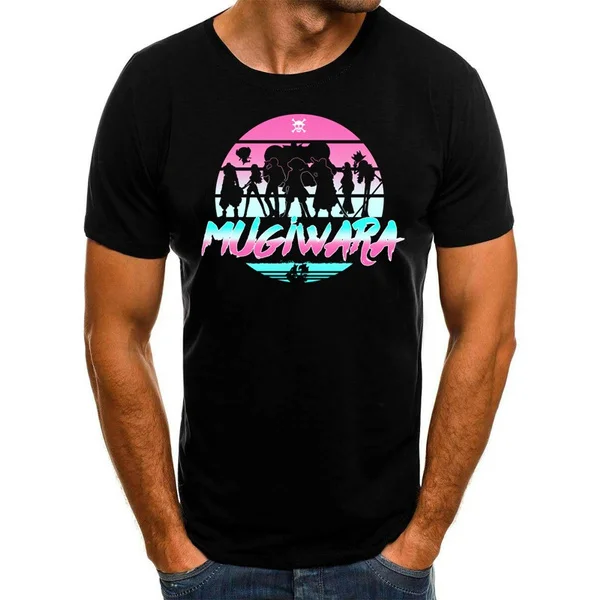 

mugiwara crew T Shirt Men Cotton Clothing Short Sleeve Tees Cool Street T-Shirt