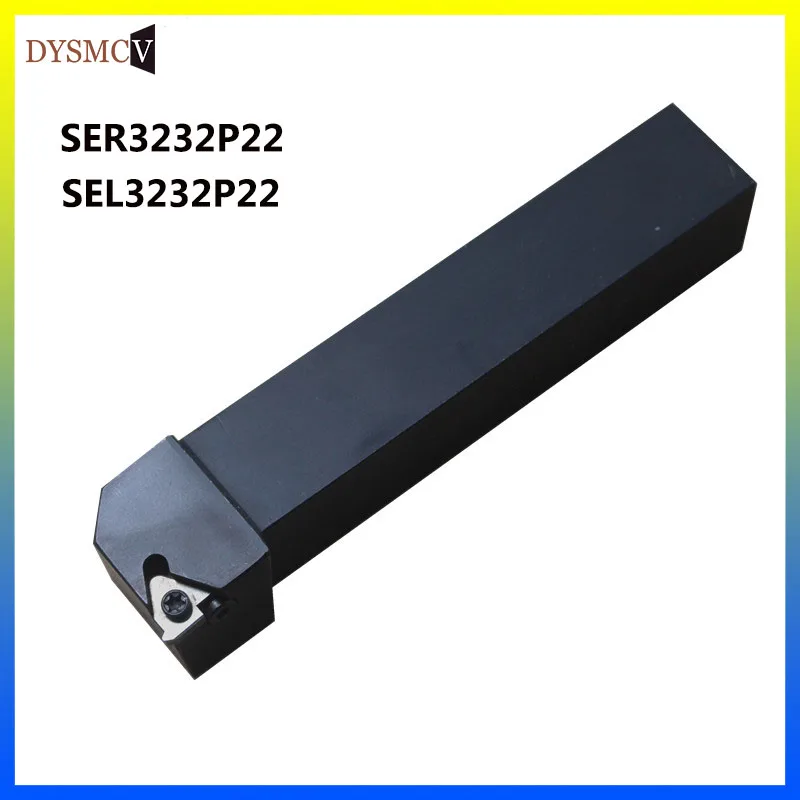 

New High Quality Threading Turning Tool Holder SER3232P22 SEL3232P22 External Thread Tool holder for Insert 22ER/L
