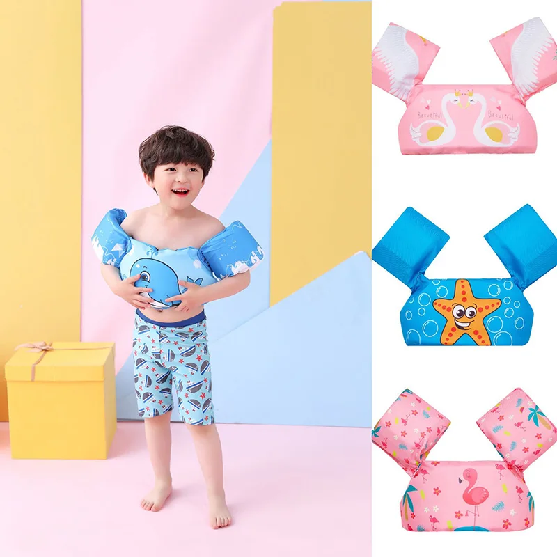 

New Baby Swim Rings Puddle Jumper Baby Life Vest Child Life Jacket 2-6 Years Old Boy Girl Children Vest Form Polyester