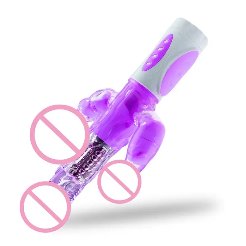 Гелиевый фаллоимитатор вибратор вращающийся Кролик Водонепроницаемый