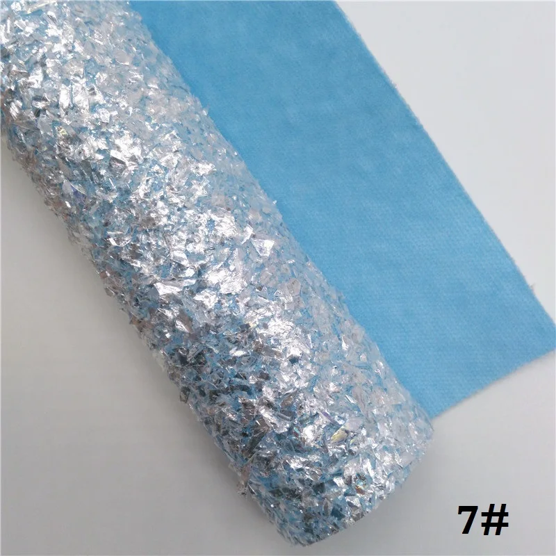 7 Glitterwishcome 21X29 см A4 размер винил для бантов Tissel блестящая ткань, пастельный цвет блестящий кожаный лист для бантов, GM547A - Цвет: 7