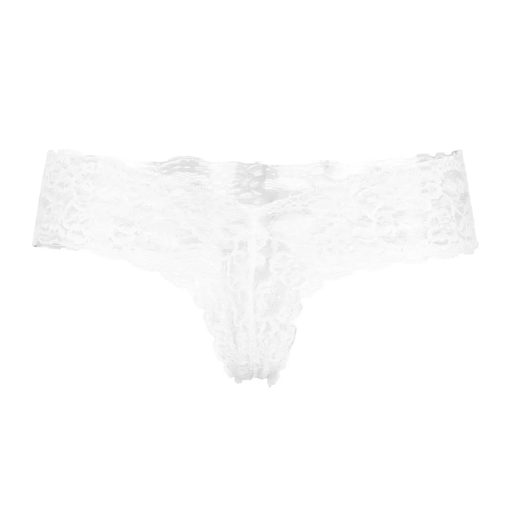 Женские трусики сексуальные кружевные высокие эластичные ледяной шелк Нижнее