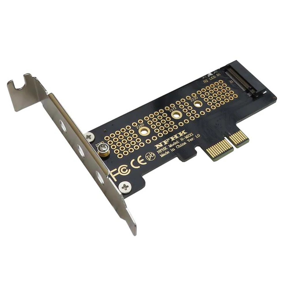 nvme pcie m 2 ngff ssd на pcie x1 адаптер pcie x1 на m 2 карта с