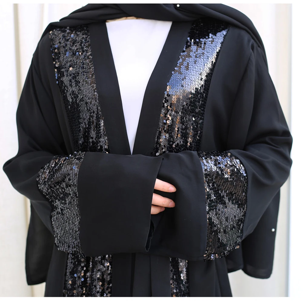 Рамадан Eid Mubarak Abaya Дубай Турция кимоно кардиган хиджаб мусульманское платье Caftan