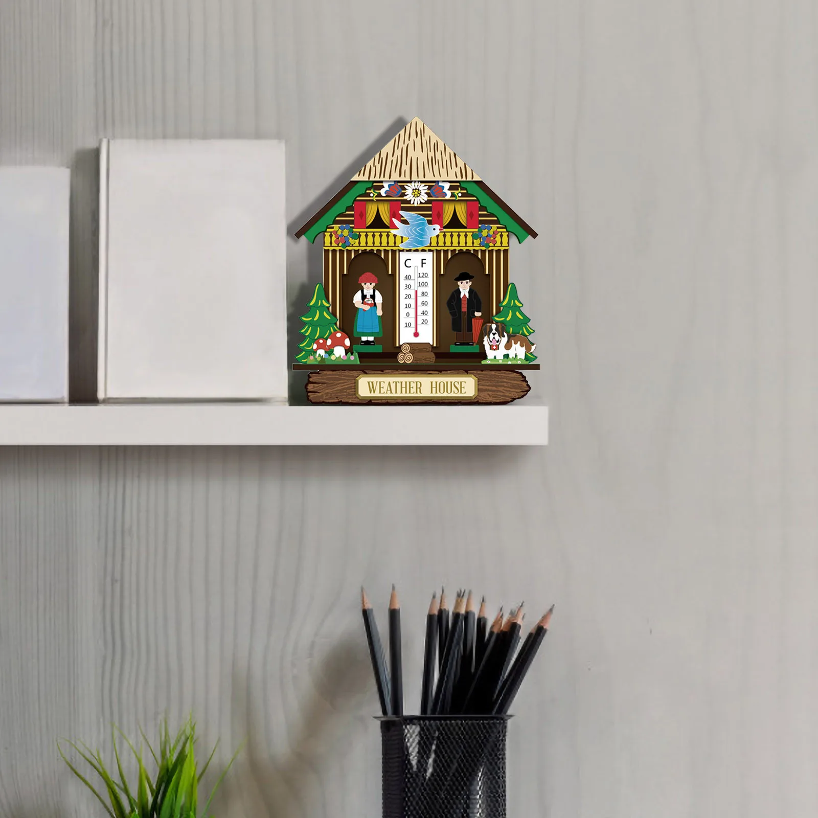 Креативный домашний барометр 45 @ термометр настенный датчик температуры и