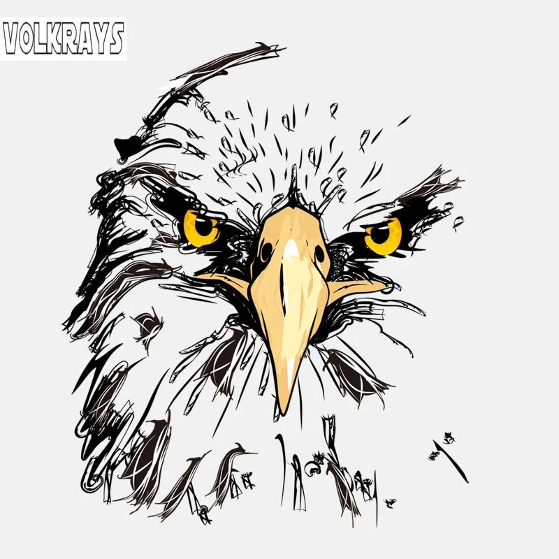 Volkrays креативные автомобильные стикеры Eagle Eye Sharp аксессуары для наблюдения
