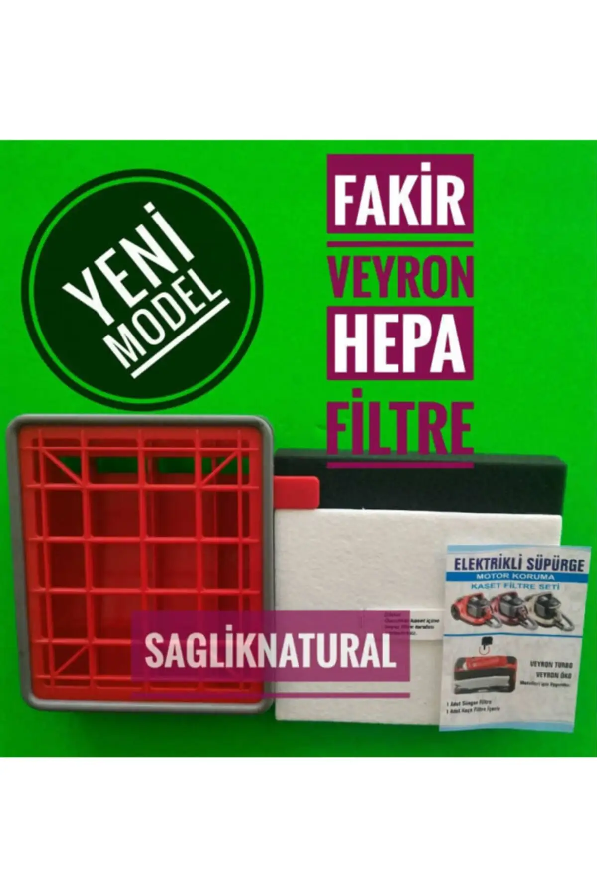 

MHK Parts Veyron Turbo Oeko New Type Hepa Filter Set