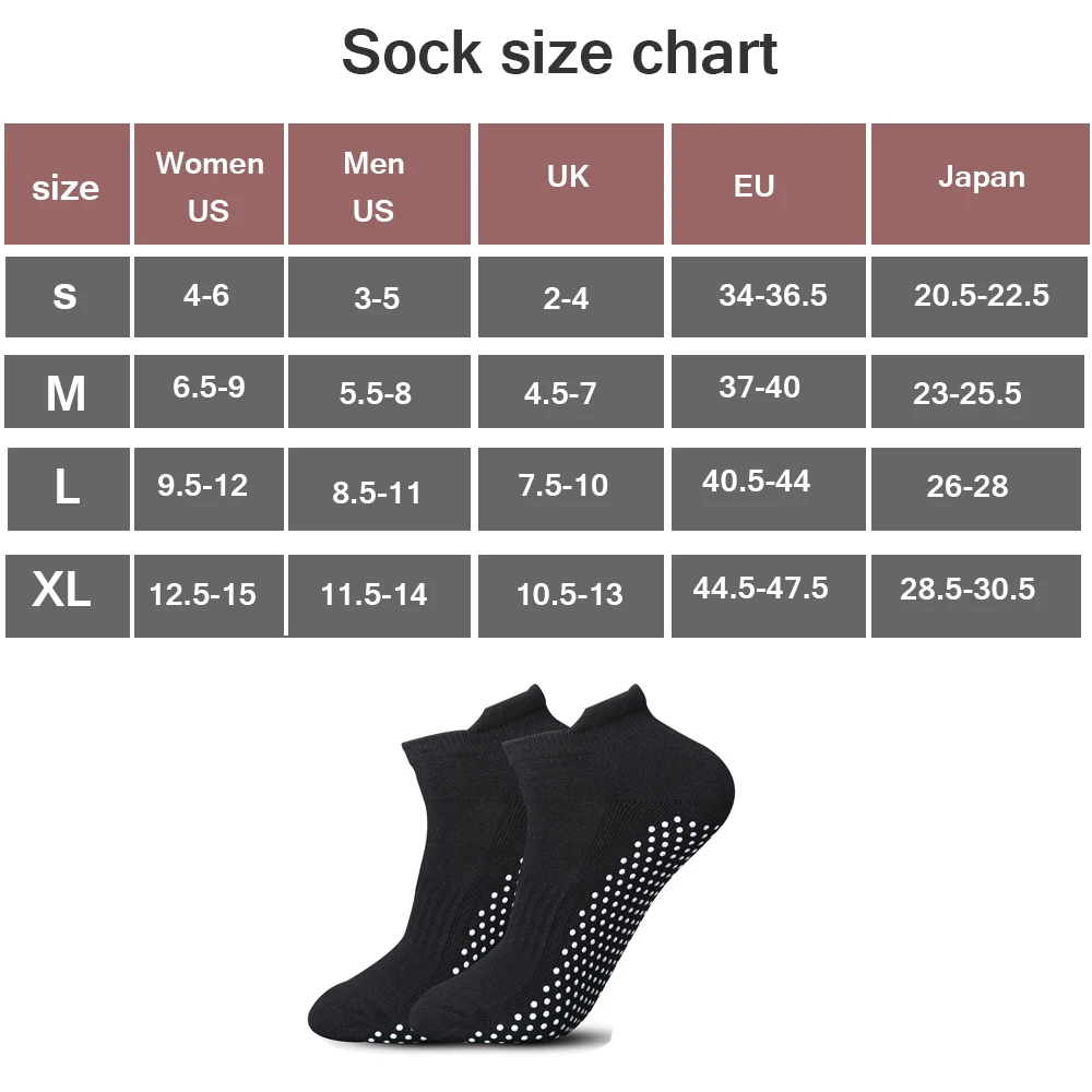 1 пара носков унисекс для йоги быстросохнущие Нескользящие силиконовые носки