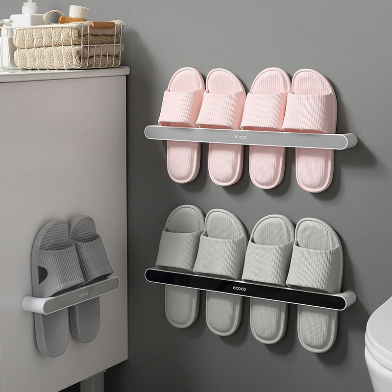 

Bathroom Shoe Rack Slippers Rack Wall Mounted Shoe Organizer Rack Shoe Organizer and Shoe Rack Organizer For Bedroom Shower Room