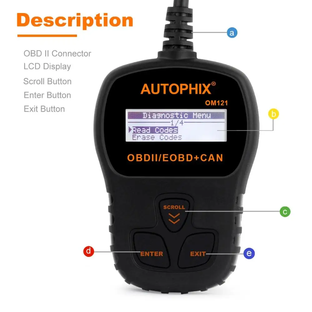Autophix Obd2 сканер для диагностики авто автомобильный диагностический инструмент