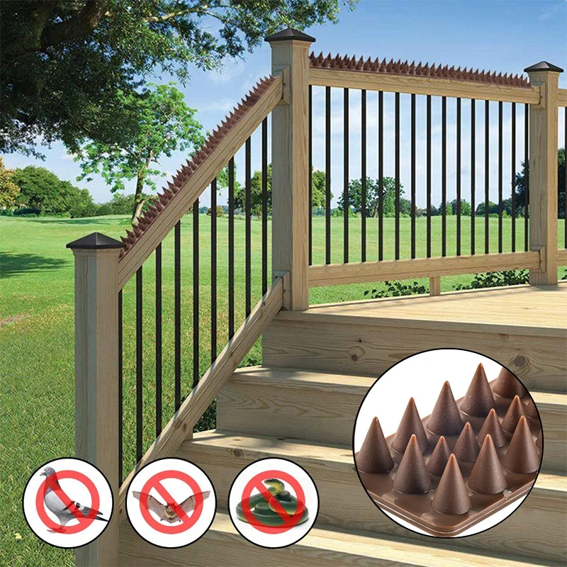 

2020 New floorboot bird repeller spikes /scarers pigeons anti/reject bird control anti/plastic bird spikes/scarer plastic 2m-12m