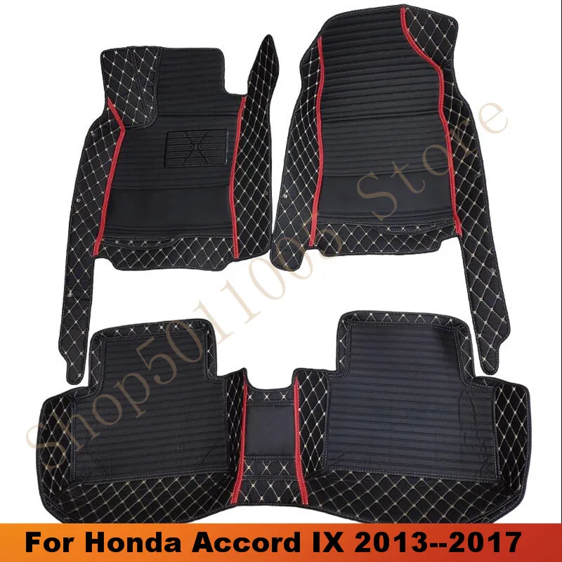 

Car Floor Mats For Honda Accord IX 2013 2014 2015 2016 2017 Auto Interior Accessories Automobiles Floorliners Protect Carpets
