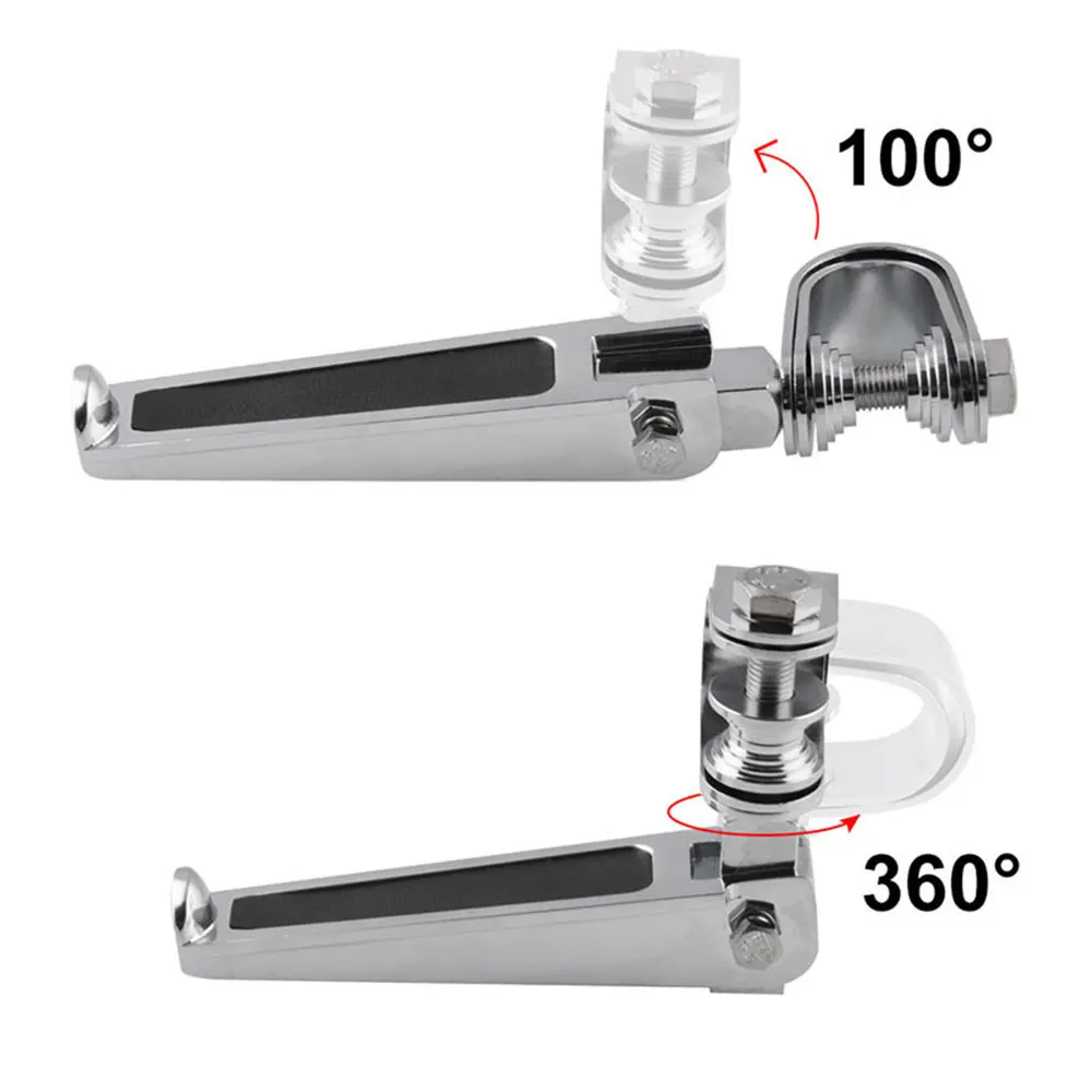 

Motorcycle Foot Pegs Clamps Kit Anti-Vibrate Engine Guard fit for Harley Softail Touring Sportster Sport Glide suzuki 1"to1.25"