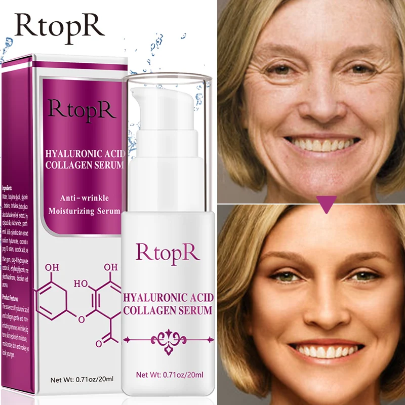 10 шт. RtopR Гиалуроновая кислота коллагеновая сыворотка анти старение лечение лица