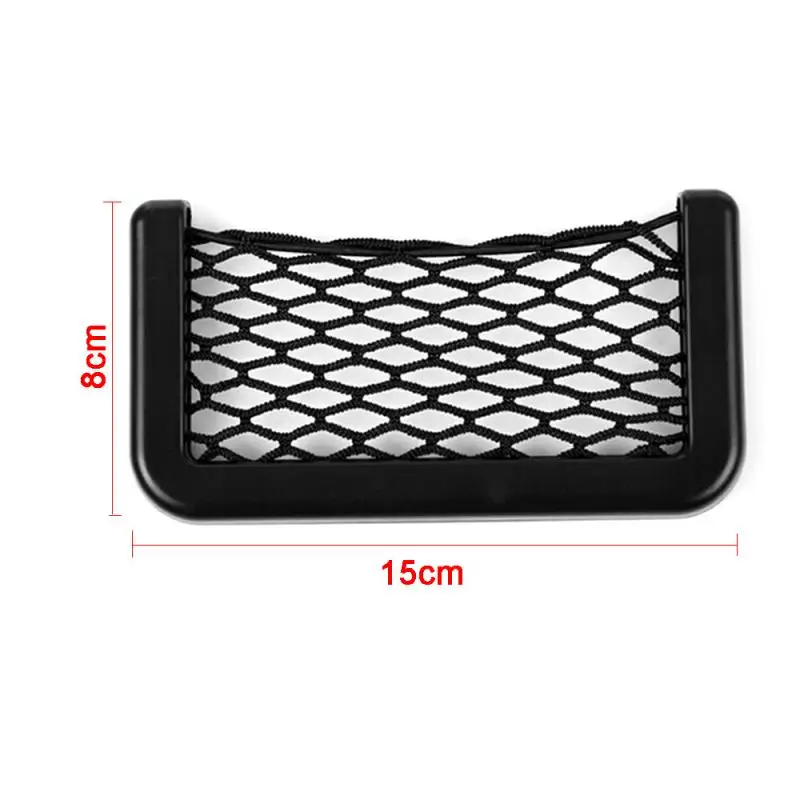 1pc Car Seat Back Storage Mesh Bag - Auto Organizer Net Holder Pocket for Car Trunk - Interior Car Accessories Pocket image 6