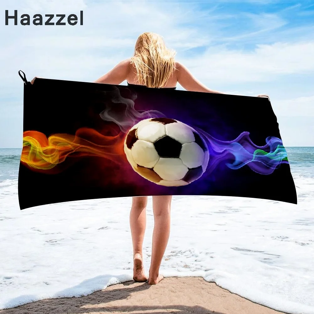 Банное полотенце из микрофибры с принтом | Спорт и развлечения