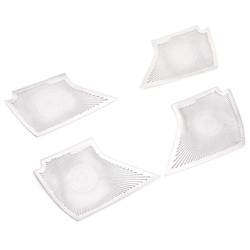 

Car for A3 8V 2014-2020 Stainless Steel Sticker o Speaker Sound Cover Decorating Interior Trim Moldings