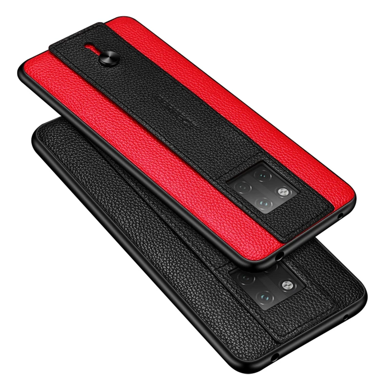 Ультратонкий чехол из натуральной кожи с полным покрытием ТПУ для Huawei P30 Mate 20 30 Pro