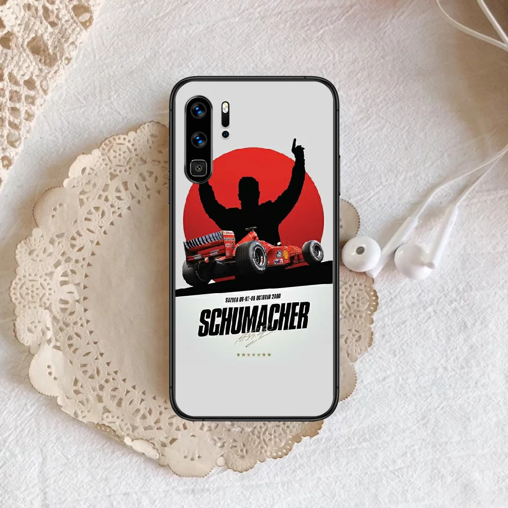 

Michael Schumacher F1 Phone Case For Huawei P Mate 10 20 30 40 Lite Pro smart Z 2019 nova 5t black Cell Tpu Shell Silicone Prime