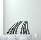 Шины трек наклейки на стены дорога следы винил шин печати наклейки украшения гараж настенный плакат для декора стен дома модный Декор ck4