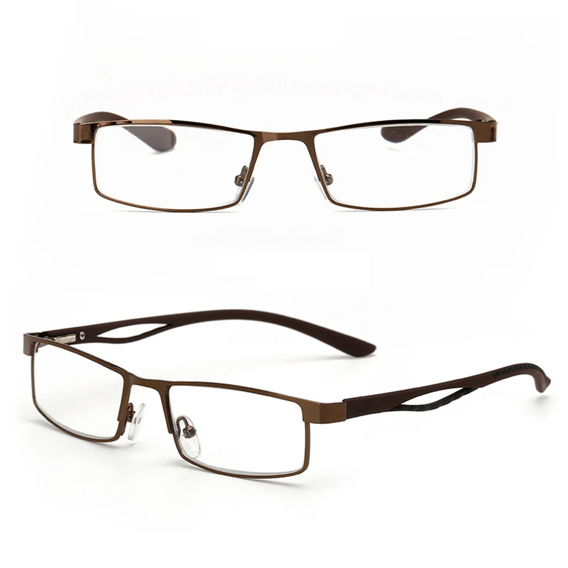 C10-140 Brown Женские очки для чтения из сплава кошачий глаз, 4 стиля, деловые ретро мужские очки по рецепту+ 1,0+ 1,5+ 2,0+ 2,5+ 3,0+ 3,5+ 4,0 - Цвет оправы: C10-140 Brown