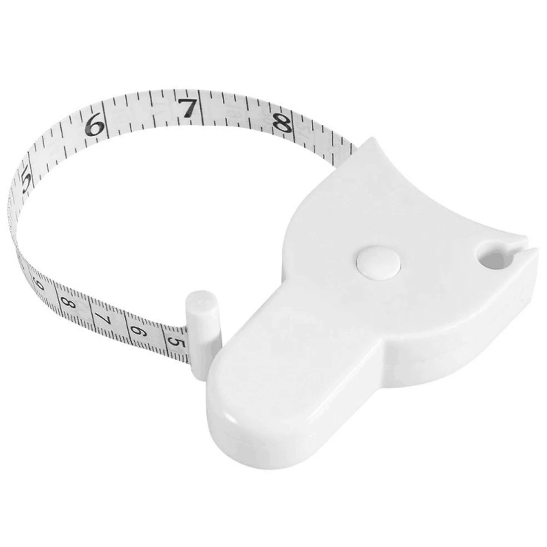 

150cm/ 60 Inch Fitness Accurate Fitness Caliper Body Waist Chest Arms Legs Measuring Tape Retractable Ruler Measure