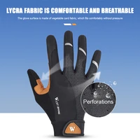 Radfahren Handschuhe Volle Finger Touchscreen Anti Slip Bike Fahrrad Handschuhe Tragbare Wasserdicht Radfahren Elemente f  r WEST RADFAHREN