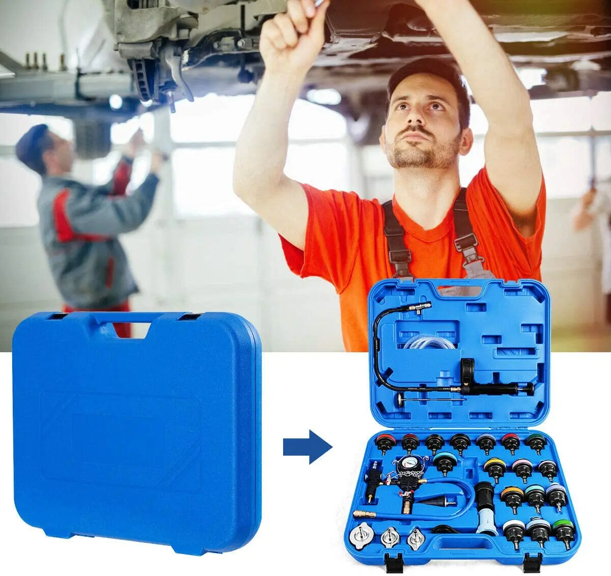 Новинка 2021 28 шт. универсальный измеритель давления радиатора система вакуумного