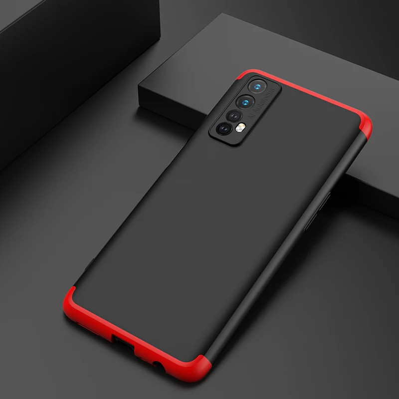 

Противоударный чехол для Realme 7, гибридный противоударный чехол из поликарбоната с полной защитой на 360 градусов для Realme7 RMX2155 RMX2151