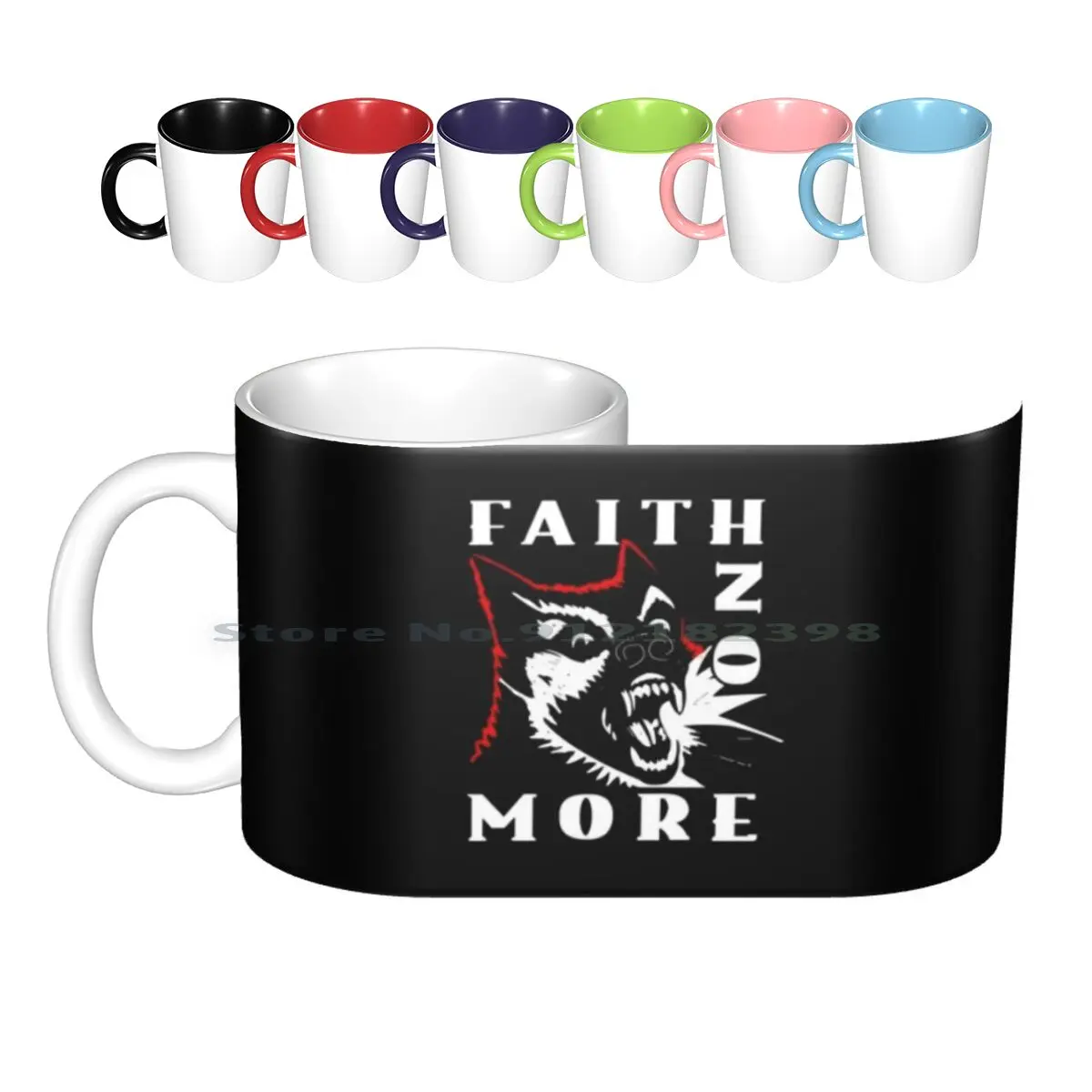 

Керамические кружки Faith No More King для дня футболки, кофейные чашки, Кружка для молока и чая, Вера, нет больше веры, больше веры, больше короля на ...