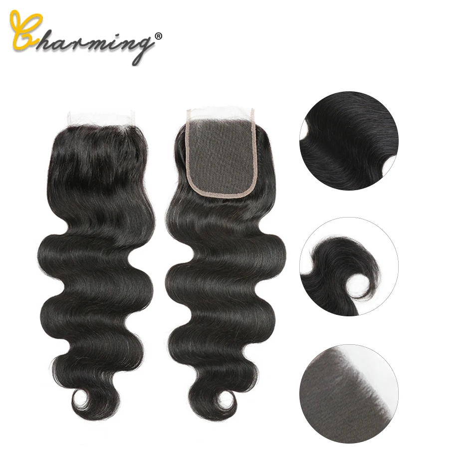 Очаровательные пучки человеческих волос с застежкой бразильские волнистые