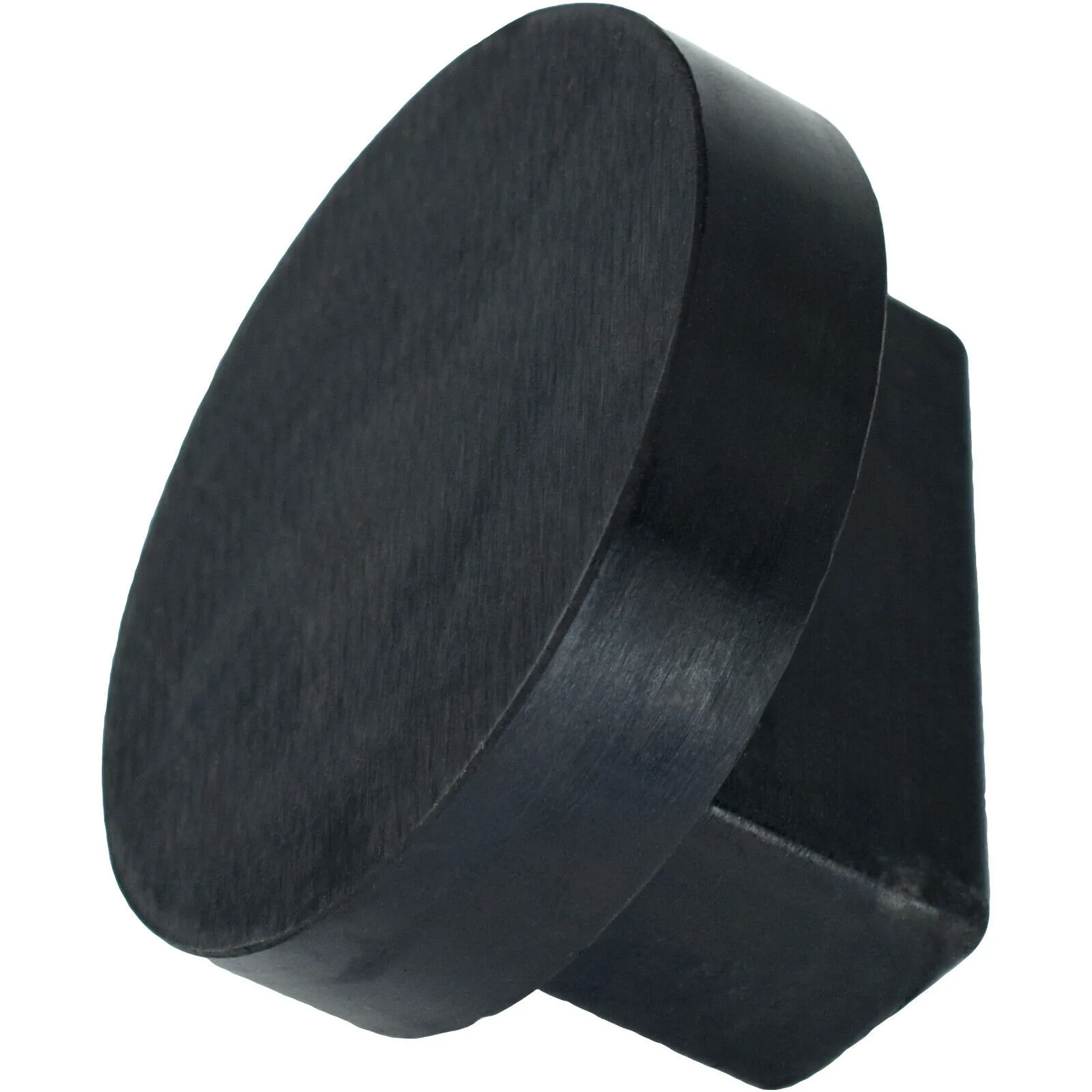 

1 Pcs Medium Jack Pad 68mm X 42mm Approx Black Lift Adaptor Parts Practical