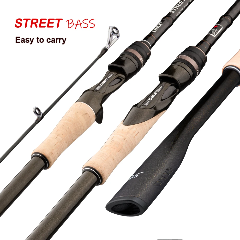 

FBRO Street Bass Spinning Casting Fishing Rod Travel 5-42g 1.98/2.1/2.4/2.7m 8-25LB fast ML/M/MH/H Baitcasting Fishing Lure Rod