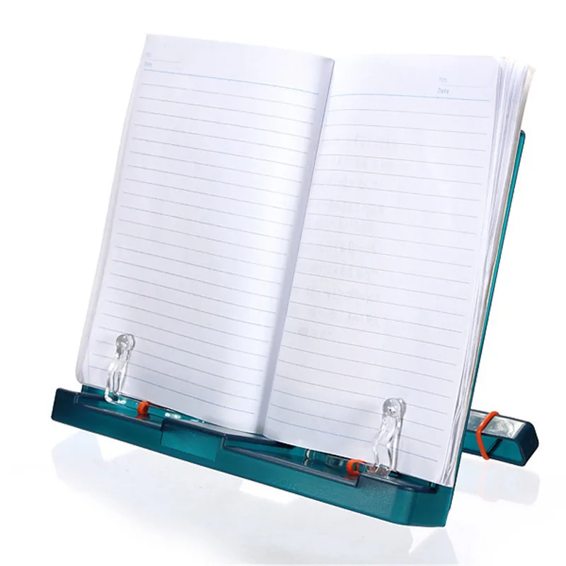 

HOT Portable Bookend Stand Reading Book Stand Books Recipe Shelf Folding Holder Organizer for Music Score Recipe Tablet
