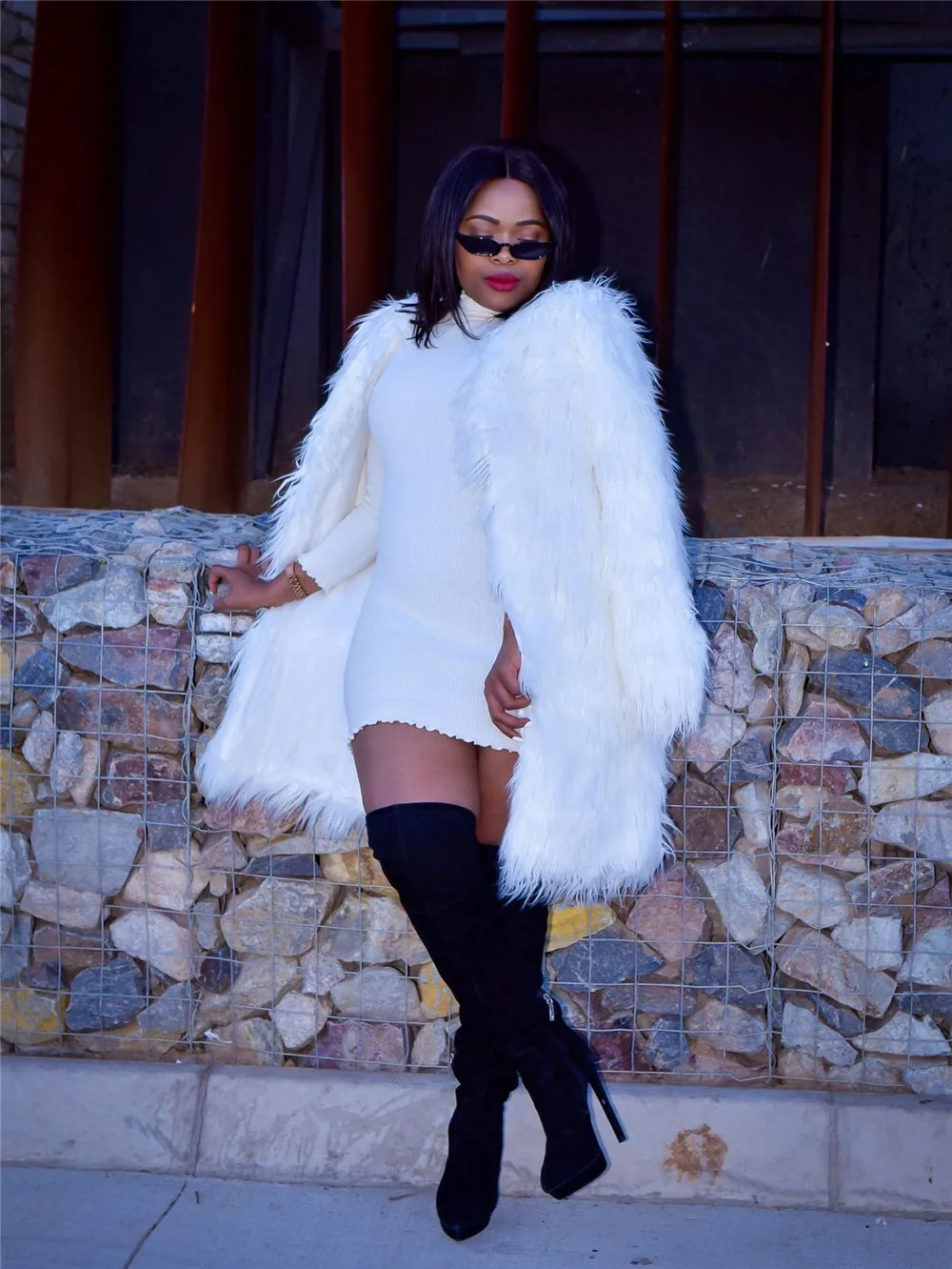 

Wjustforu высококачественное меховое пальто для женщин 2020 уличная хипстерская осенне-зимняя Элегантная куртка женская модная длинная куртка Ж...