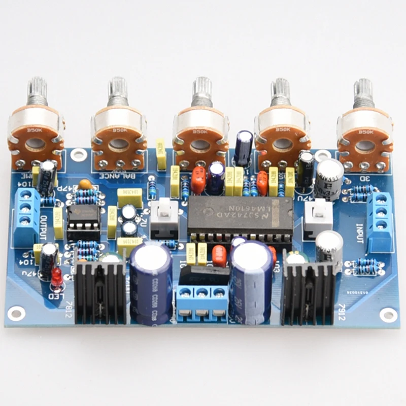 DIY усилитель мощности Tone Board напряжения LM4610 + 5532 усиление передних сценических