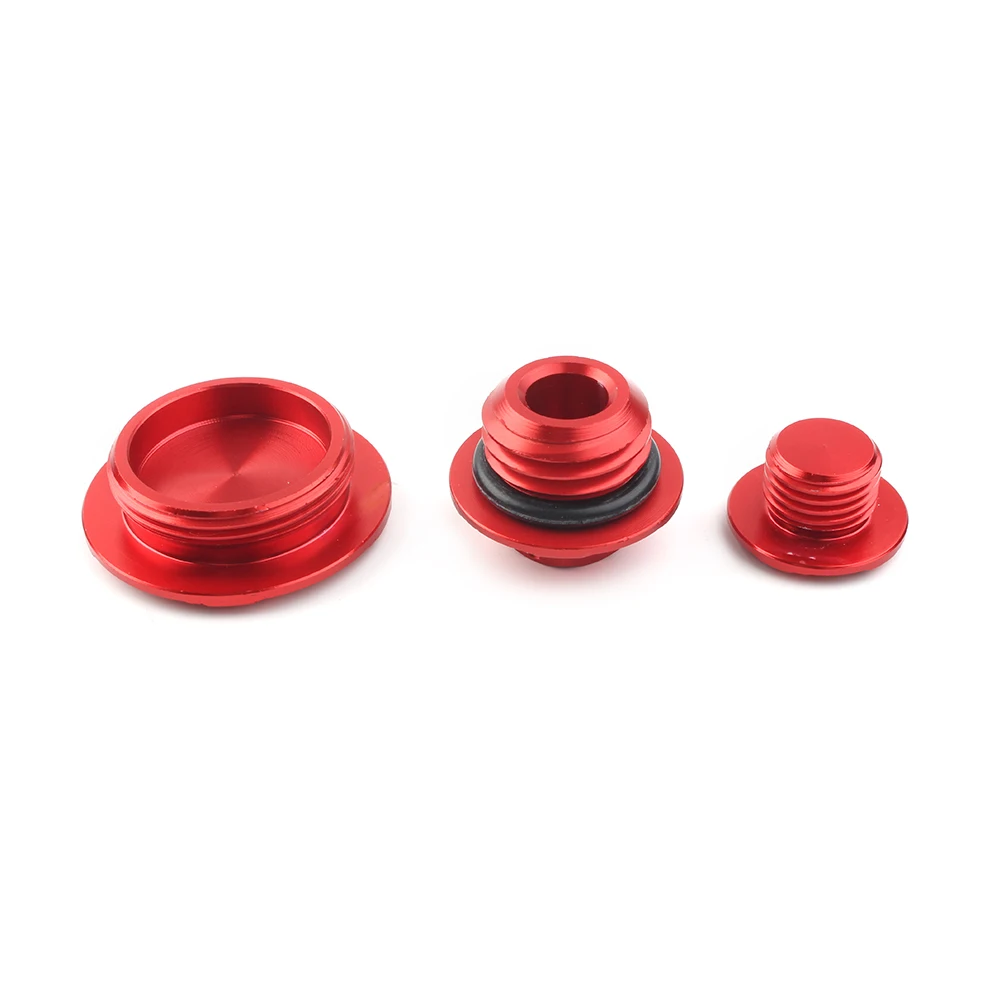 

3pcs Red Morocross CNC Engine Timing Bolts Oil Plugs For Honda CRF150R 07-20 / CRF250R 10-17 / CRF450R 02-16 / CRF450X 05-17