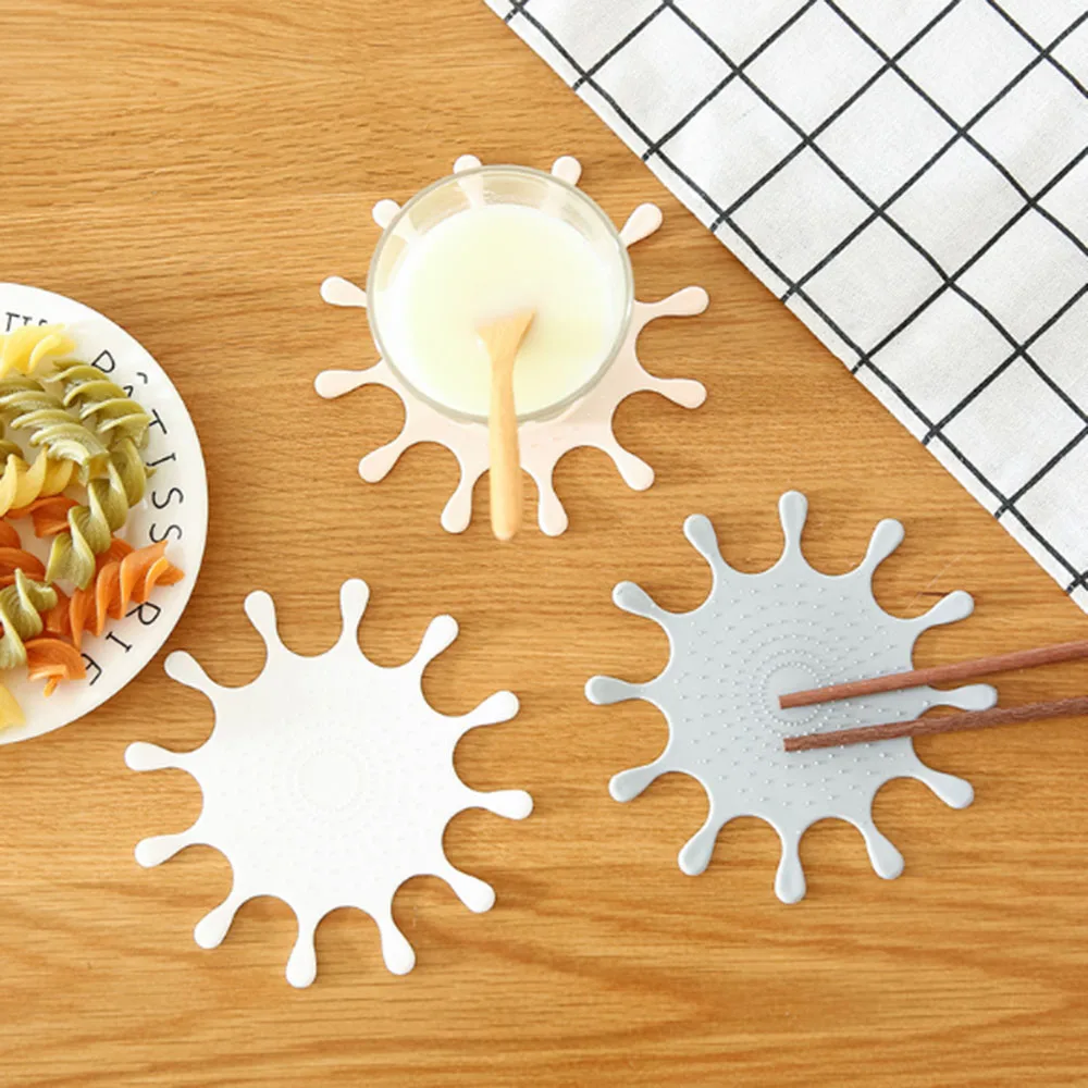 

Crown coaster insulation pad table mat anti-scalding European milk pad simple silicone home