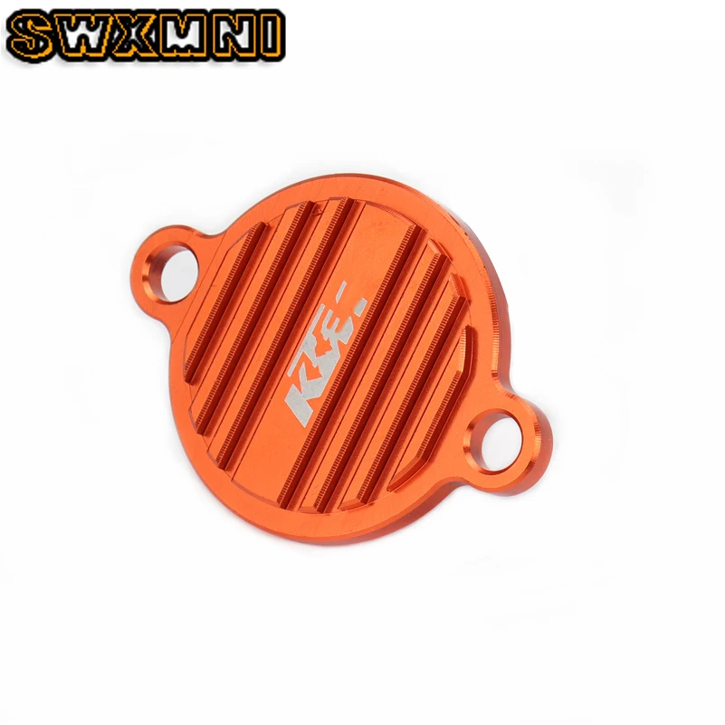 

CNC Billet Engine Oil Filter Cover Cap For EXC 250 350 450 505 SXF 450SMR 350 EXCF 200 450 530 EXC 350 SX SXF EXC SMR EXF