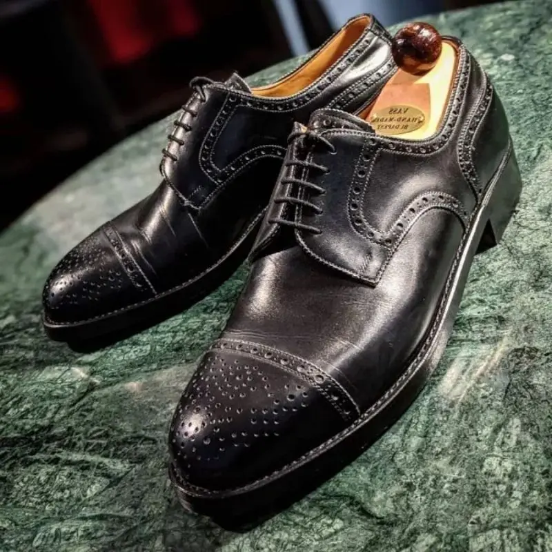 

Brogue PU Leather Fashion Dress Classic Comfortable Chaussures Pour Hommes Oxfords Derby Shoes мужская обувь أحذية الرجال KR648