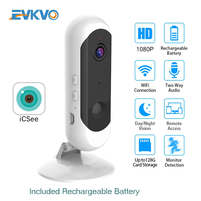 IP камера ICSEE 1080P HD Wi Fi с датчиком присутствия|Камеры видеонаблюдения| |