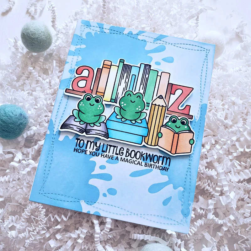 Красочные штампы и в виде животных для изготовления открыток 2020 прозрачные