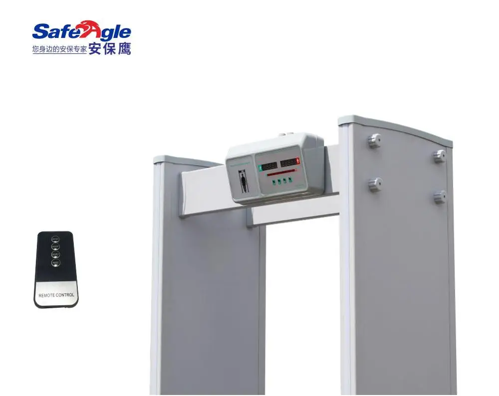 Safeagle SE1206 6 зон светодиодный крест дверь, рамка из металла детектор
