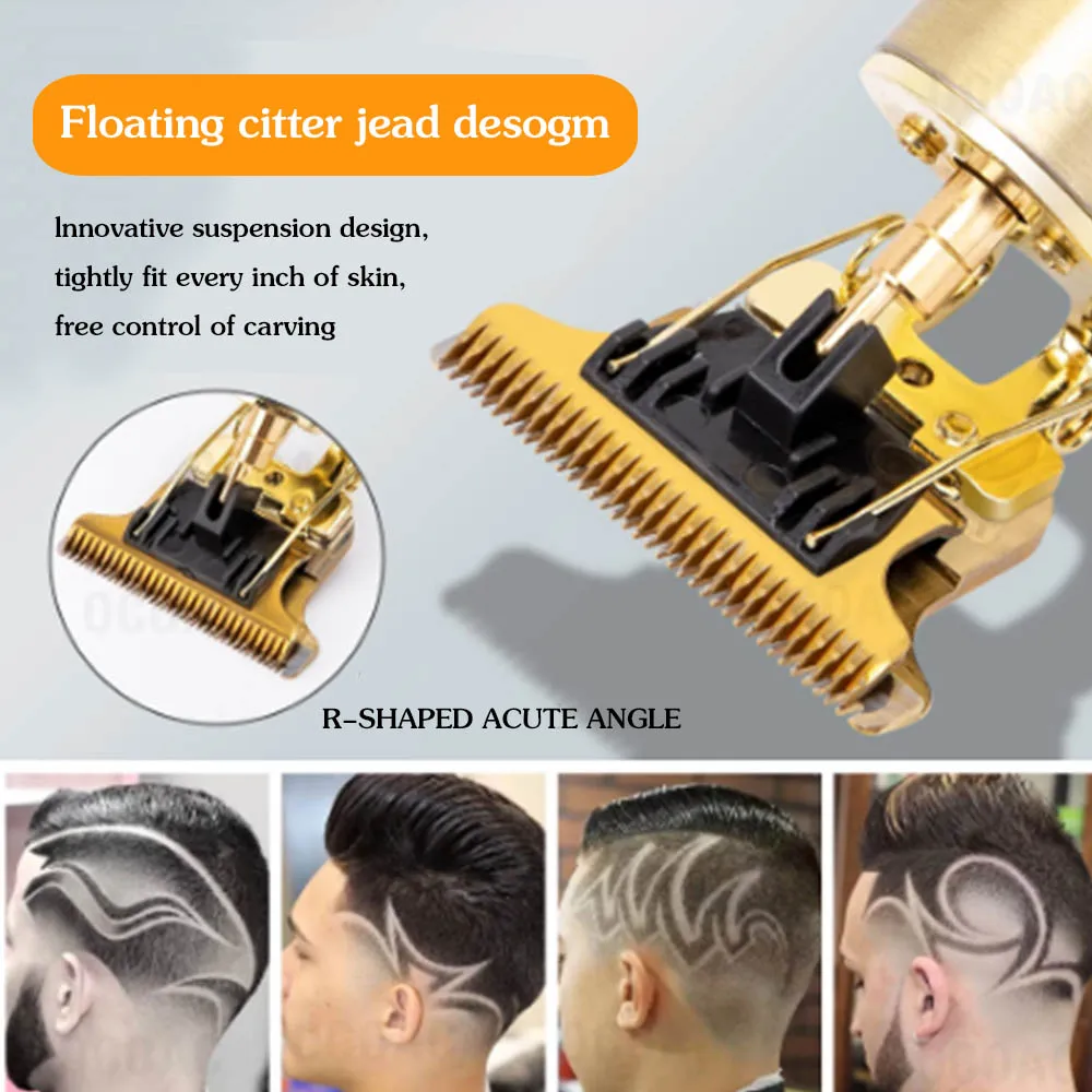 Мужская машинка для стрижки волос электрическая триммер косилки бритва бороды