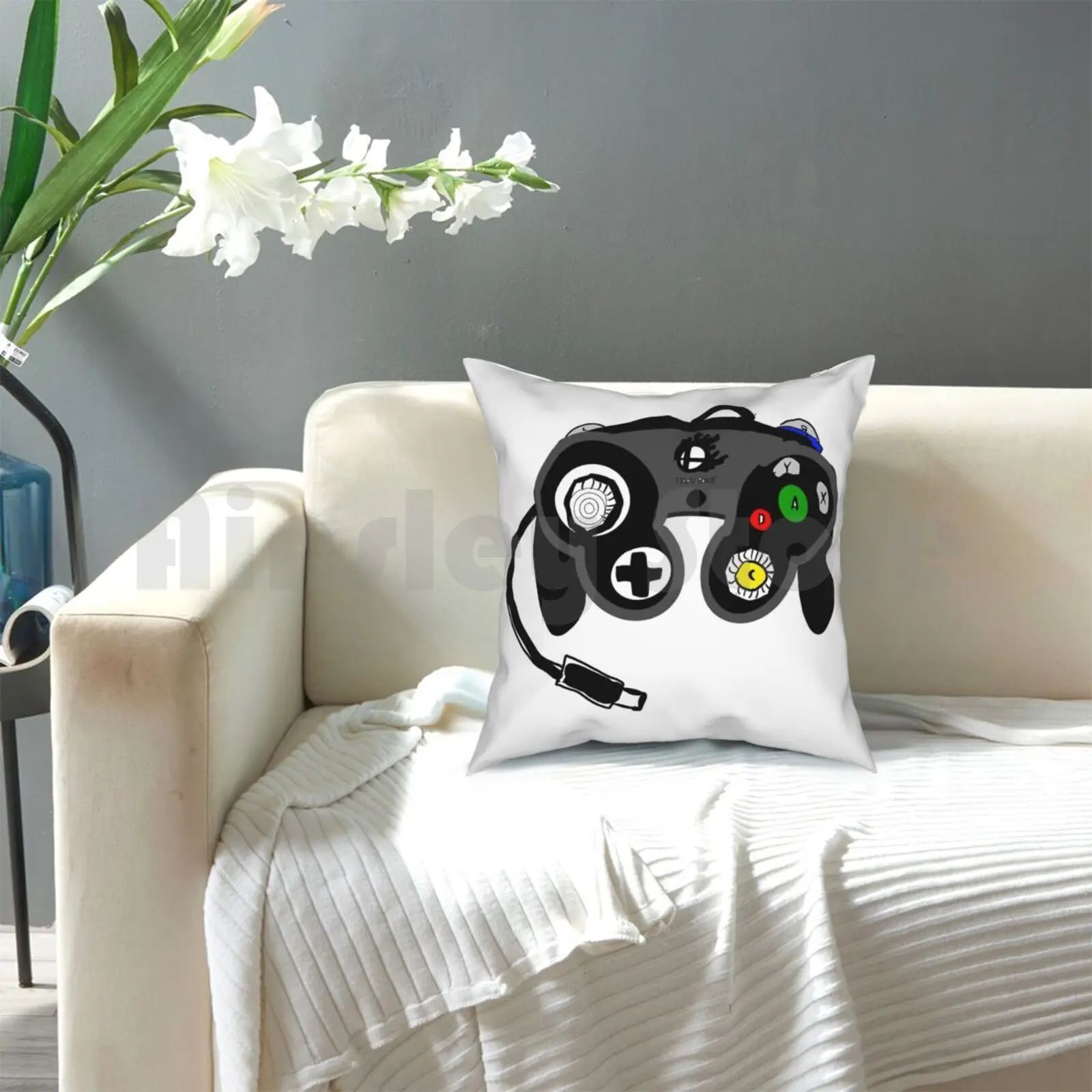 Подушка для контроллера Ssbm домашняя мягкая декоративная подушка геймеров