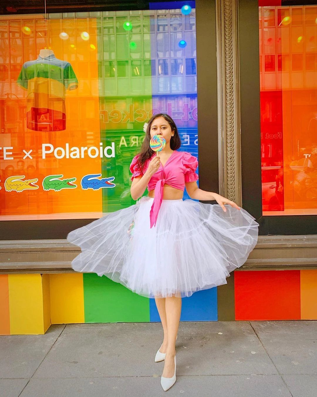 

Sweet Girl White Simple Classic Skirt Ruffles Layered Tulle Tutu Skirts Knee Length Skirt Photography Custom Made