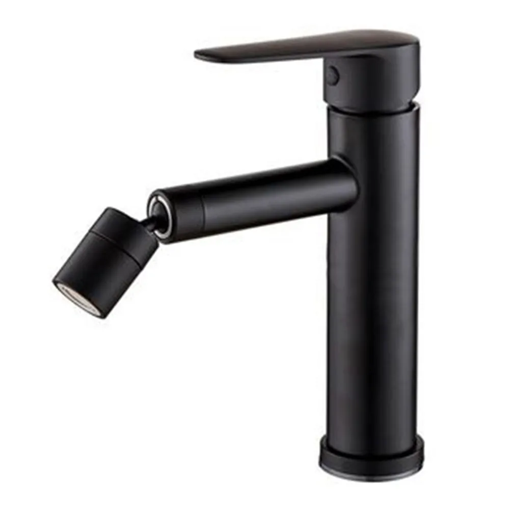 

360º Swivel Spout Rotation Spray Basin Faucet Pull Out Hot Cold Bathroom Deck Mounted Faucet Washbasin Taps Vessel