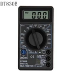 DT830B цифровой мультиметр ACDC, ЖК-цифровой мультиметр 7501000 в вольтметр, амперметр, Омметр, тестер высокой безопасности, ручной измеритель